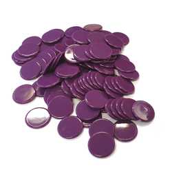 Counting Chips: Purple 15mm (100)