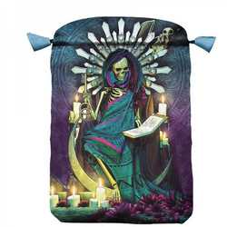 Santa Muerte Satin Bag for Tarot Cards (160 x 225 mm)